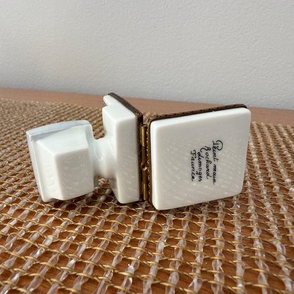 Limoges Rochard Trinket Box – Vintage Computer, Hand-Painted in France - Picture 6 of 11